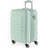 SwissGear 7366 - Valigia rigida espandibile con rotelle, Chiaramente Aqua, Carry-On 19-Inch, 7366 Hardside bagagli espandibile con ruote girevoli