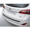 RGM Protezione paraurti Posteriore ABS Compatibile con Hyundai i30 Tourer 2012-2017 Nero