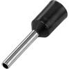 VOGT VERBINDUNGSTECHNIK Terminale singolo Estremità cavo Vogt Verbindungstechnik 470408 1,50 mm² x 8 mm parzialmente isolato nero 100 pz/i)