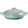 Le Creuset Signature Pirofila in ghisa smaltata con coperchio, 26 cm, 2,2 litri, Sea Salt