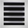 Tenda a rullo oscurante zebra 120x230 cm nero