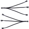 2pc da 1 a 3 cavi per estensione per ventola a 4 pin PWM Adattatore 4P Case del
