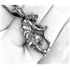 radhe_jewellers Ciondolo pantera arrampicata nera in argento massiccio 925 per ciondolo tigre...