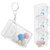 3 Pcs Mini Vetrina Custodia Organizer Sospesa Borsa Per Il Trucco Trasparente