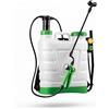 Pompa a Spalla a Pressione 12L con 4 Ugelli e Manometro per Orto Giardino PVC UV