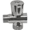 SIPA RUBINETTO 3 VIE ATTACCO LAVATRICE ATTACCO A MURO 1/2M x 1/2F x 3/4M