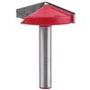 Fdit 1pc 3d acciaio al tungsteno lavorazione del legno cnc router bit sharp v-groove