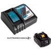 MAKITA 191A24-4 caricabatteria DC18RC batteriA BL1830B 3ah