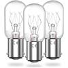 Klarlight Lampadina a Baionetta 15W, B15 Lampadina per Macchina da Cucire Dimmer