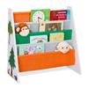 Relaxdays Scaffale per Bambini, Mobile Libreria con 4 Scomparti Porta (R4v)