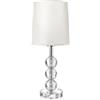 Morinvest Lampada da tavolo Lume in cristallo con paralume h.45 VR604