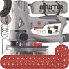 majster Gipsschleifer Soffitto Sanders Levigatrice a Parete 1800W a Secco 180mm