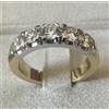 ANELLO FEDINA IN ORO GIALLO E BIANCO 18 kt. CON DIAMANTI NATURALI ct. 1,21