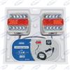 AMA Kit Luci Magnetico Fanali Posteriori A LED Carrello Rimorchi Agricoli Trattori