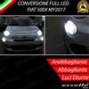ESL KIT FARI FULL LED FIAT 500X DAL 2017+ ANABBAGLIANTI ABBAGLIANTI E DRL LED CANBUS