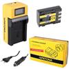 Patona Batteria Patona + caricatore Synchron LCD USB per Canon MV890,MV900,MV901,MV920