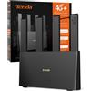 4G08 Router 4G+, Router Wifi Con SIM, Modem 4G AC1200 Dual-Band, LTE Mobile CAT6