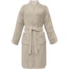 TOM TAILOR Herding TOM TAILOR accappatoio kimono, taglia S, 100% cotone, CLASSIC BATHROBE Beige (Sunny Sand)