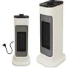 maka home Stufa Termoventilatore Ceramico a Colonna 2400W 2 Livelli di Calore