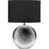 Fade Lampada da tavolo Lume in ceramica color argento 35x20xh.50 HS294