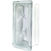 PT MULIAGLASS VETROMATTONE ONDULATO trasparente lucido VETROCEMENTO 9x19x8 cm MULIAGLASS