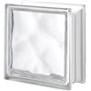 SIP VETROMATTONE ONDULATO trasparente lucido VETROCEMENTO 19x19x8 cm MULIAGLASS