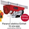 Einhell Paranco elevatore elettrico Einhell TC-EH 600 - portata 600kg - cavo 18metri ...