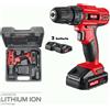 VALEX TRAPANO AVVITATORE A BATTERIA VALEX 2 BATTERIE 18V LI-HOME N 218 1429417