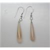 Big-Diamonds Orecchino lungo 21,07 Cts pendente goccia a strappo punzone calcedonio 925 SS