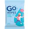 GO WIPES GOWIPES Salviettine umidificate per neonati/ 24 pezzi/pH neutro/dermatologicamente testato/ 100% viscosa, per uso quotidiano/ipoallergenico/ideali per viaggio/particolarmente delicato