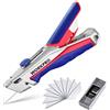 WORKPRO Taglierino a Lama Retrattile - Cutter Multifunzione - Incluse 15 Lame di Ricambio