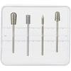 PETER BAUSCH Bausch 1749 Diamant-Aufsätze per Manicure-Pedicure-Set