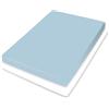 Bassetti Lenzuolo con Angoli Elasticizzati, 140 x 200 cm, 160 x 220 cm, Colore: Blu Ghiaccio