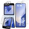 Pellicola per Samsung Galaxy Z Flip 6, 2+2+2 Pezzi Vetro Temperato Con Idrogel P