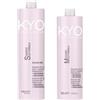 KYO Hydra System Shampoo 1000ml + Maschera 500ml per Capelli Secchi e Colorati