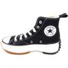 Converse scarpa donna in tela modello Run Star Hike Platform 166800C nero bianco