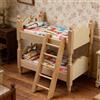 1/12 Letto a castello in legno con scaletta, elegante decorazione per la