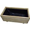 Fer.casa FIORIERA IN LEGNO TRATTATO PER ESTERNO 40x80x33(L x P x H)cm.