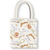 CERDÁ LIFE'S LITTLE MOMENTS Cerdà Harry Potter Borsa Tote con manici lunghi - 36 x 39 cm - Poliestere e cotone - Motivo Grifondoro e Edvige - Bianco