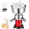 VEVOR Separatore di Latte Elettrico 40 W, Separatore di Latte da 60L/h con Base Rotondo Controllo a Pulsante, Macchina per Separazione di 10500 giri/min, Centrifuga per in Acciaio Inox 304