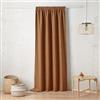Linder Tenda isolante oscurante termica - stile naturale - colore arancione bruciato - finitura arricciata a piatto - dimensioni 135 x 260 cm - 100% poliestere - Collezione Adelie