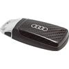 Audi 8W6071208A3Q0 - Mascherina per chiavi in carbonio, con logo, solo per chiavi 4M0959754 8W0959754 8S0959754 senza clip cromata