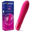 Control Feel XL, Vibratore Vaginale Regolabile, Silicone medico senza Ftalati, Impermeabile e sommergibile (IPX7)
