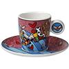 Goebel Romero Britto 66-452-85-1 - Tazza da caffè da collezione Smile da 0,1 l
