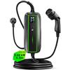 Green Cell Cavo Ricarica Auto Elettrica Tipo 2 Schuko EV Caricabatterie EV PHEV 10A / 16A 3,68kW 6,5m Display LCD Portatile Wallbox Compatible con Model 3/S/X/Y, 500e, e-208, Megane E-Tech, Q4 E-Tron