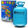 Brogaz Bombola Elio 13,6 LT per Gonfiaggio Fino a 50 Palloncini Feste Compleanno