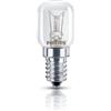 Philips Lampada Incandescenza E14 25W per Forno 300° Peretta 57x25mm Blister da