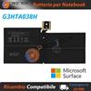Batteria nuova DYNM02 G3HTA038H per Microsoft Surface Pro 5 Pro 6 modello 1796 1