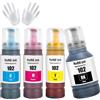 Aseker 102 Inchiostro Multipla Compatibile per Epson EcoTank ET-2750 ET-2756 ET-2850 ET