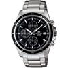 Non si applica Casio Edifice EFR-526D-1AVUDF quadrante analogico nero cinturino in acciaio i...